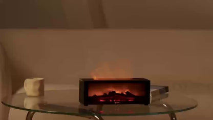 1pc Flameless Electric Fireplace with Remote Control | Scent Diffuser with Colorful Lights, Timer, Ideal for Bedroom, Bathroom, Office - Perfect for Christmas, New Year, Birthday Gifts, Non-rechargeable Battery, USB Powered,