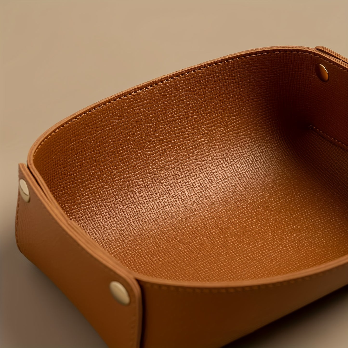 1 Nordic Minimalist Open Storage Box, Premium Faux Leather PU Multi-Functional Organizer Tray for Room Entryway Office Home Organization and Storag, Thanksgiving Gift Christmas Present Small Exquisite Practical Presents