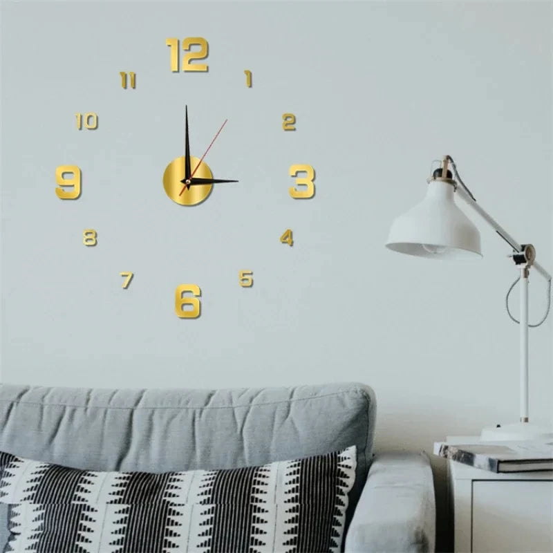 Digital DIY Wall Clock – Luminous Silent Clock for Home