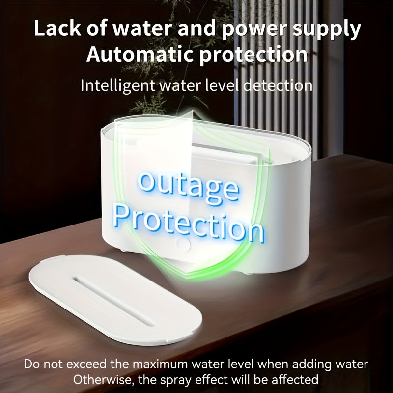 LED Flame Aroma Diffuser, USB Powered Flame Aroma Diffuser with Night Light - Ultra-Quiet Essential Oil Humidifier (Without Essential Oils), Perfect for Home Bedroom And Office, Aroma Diffuser