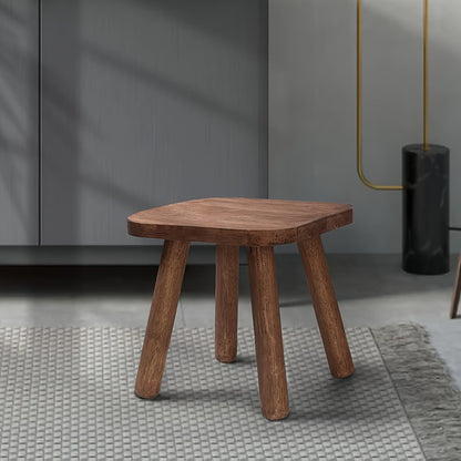 Solid Wood Small Stool, Practical And Easy, Durable for Home Use, Suitable for Rooms, Living Rooms, Entryways, And Bathrooms, No Electricity Needed, Multifunctional Small Wooden Stool