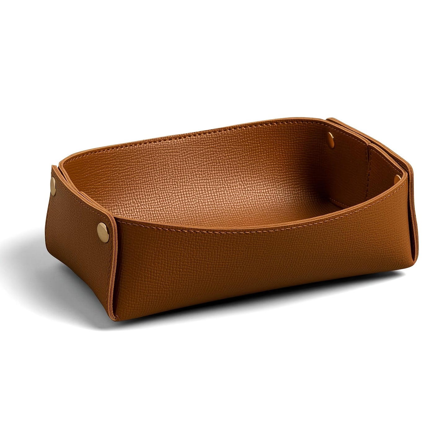 1 Nordic Minimalist Open Storage Box, Premium Faux Leather PU Multi-Functional Organizer Tray for Room Entryway Office Home Organization and Storag, Thanksgiving Gift Christmas Present Small Exquisite Practical Presents